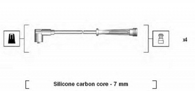 MAGNETI MARELLI 941145380735 -  Комплект проводов зажигания